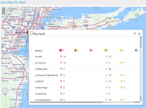 Location New York with Label Big Apple